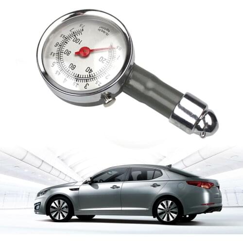 Monitoring Car Tire Pressure Gauge Dual-Scale Dial Tyre Tire Pressure Gauge for Car Automobile Motorcycle Truck