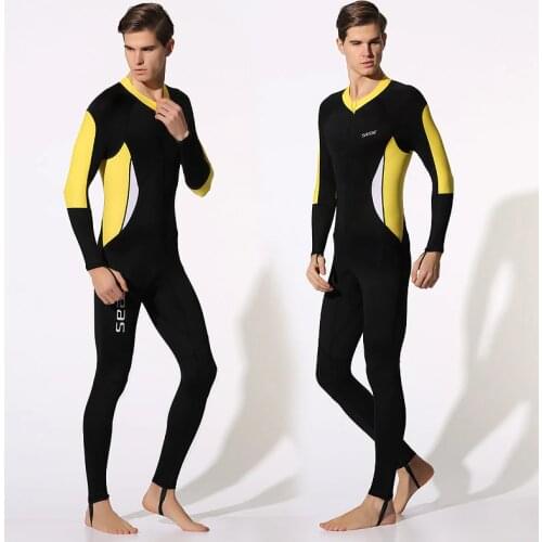 Mens Full Body Lycra Swimwear Rash Guard Men Jumpsuit Surfing Diving Suit Man Sun UV Protection Swimsuit Rashguard Wetsuit Skins