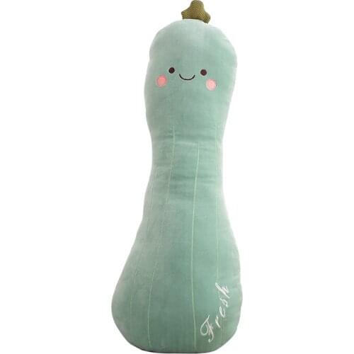 Summer fresh wind fruit long strip pillow eggplant eggplant carrot loofah plush toy strawberry eggplant radish 2019 plush toy