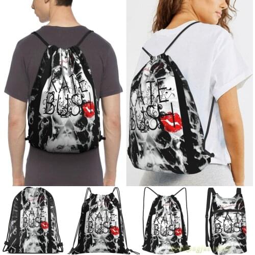 Kate Bush Men Purpose Drawstring Backpack Bags Women Outdoor Travel Backpacks Gym Training Swimming Fitness Bag