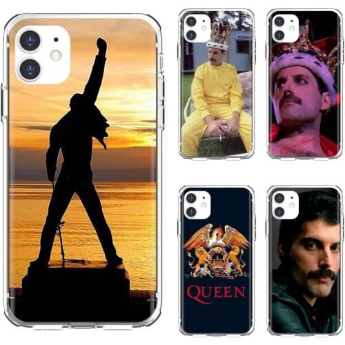 Freddie-Mercury-Queen-band For Xiaomi poco X3 nfc F2 Pro M3 Mi 5X 6X Max Mix 1 2 2S 3 Mi5 Mi6 Mi3 Mi4 Silicone Phone Skin Case