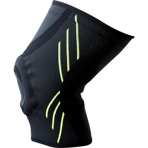 Silicone Knee Compression Brace Knee Support Pads With Gel Pad Silicone Kneepad Basketball Running Fitness Knee Protector