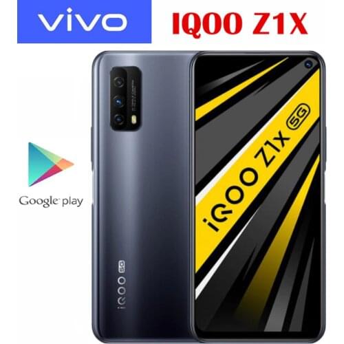Official New Original IQOO Z1X 5G SmartPhone Snapdragon 765G 120Hz Racing Screen 5000mAh Battery 33W Dash Charge 48.0MP Camera