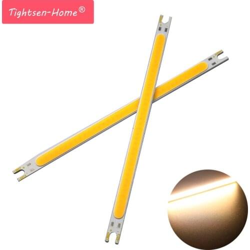 135mmx7mm LED COB Strip Flip chip High lumen Light Source Module 8W 9V 3500K COB chip bulb lamp for Wall Lamp House Lighting