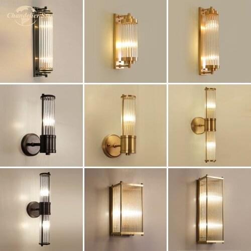Postmodern LED Wall Lamp Luxury Black Gold Indoor Lighting Lustre for Kitchen Bedroom Living Room Dining Room Wall Sconce Decor