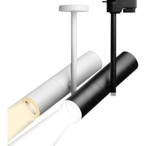 Thrisdar 3W 5W 7W 12W Cob LED track light surface mount Led fixture clothing store restaurant commercial wall track light