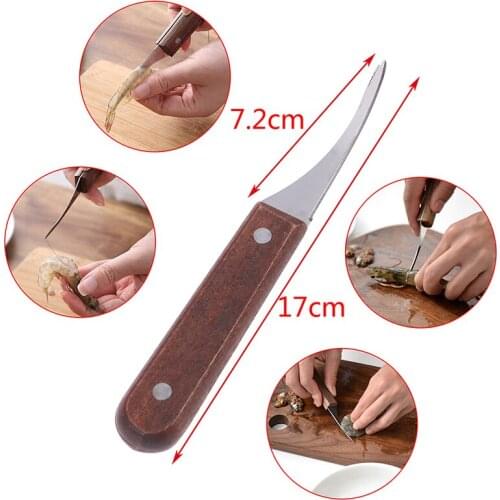 1 Pc Shrimp Line Remove Kitchen Tools Lobster Cleaning Peeler Shrimp Intestines Oysters Shellfish Practical Seafood