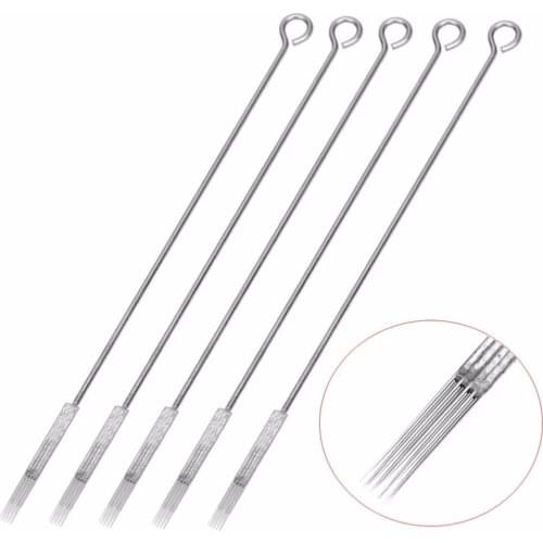5 pcs/pack 9M1 Disposable Tattoo Needles 304 Medical Stainless Steel Permanent Makeup Needles Machine Kit