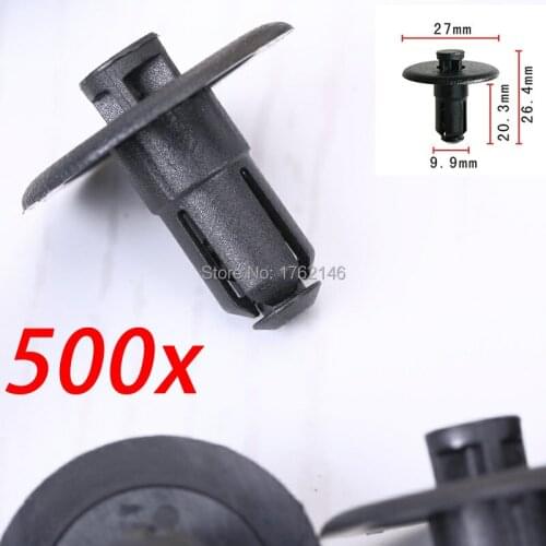 500 Pcs Retainer Clips Radiator Support Clips 25695687 For Buick Lucerne Auveco #19892 Cadillac Seville Deville 2009 On