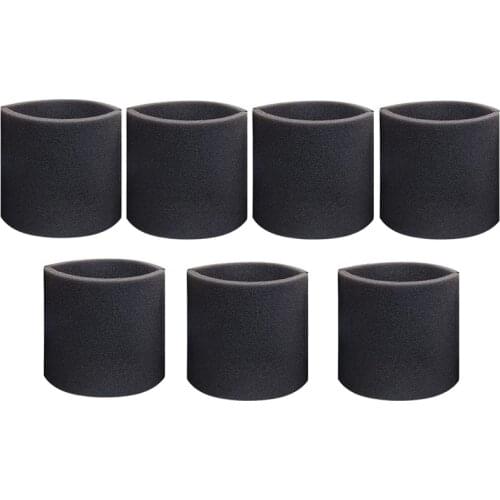 7 Pack VF2001 Foam Filter Type for Shop Vac Wet Dry Vacuums 5 Gallon and Larger,for Vacmaster&Genie Shop Vacuum Cleaners