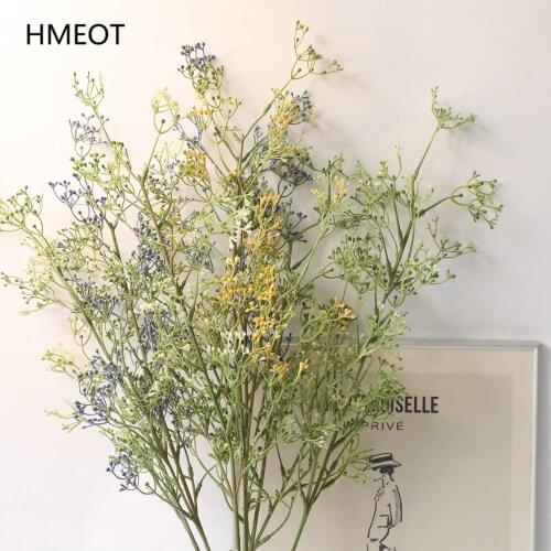 70cm Artificial Flower Babys Breath Gypsophila For Home Garden Wedding Birthday Photo Props Decor Floral Bouquets Arrangement