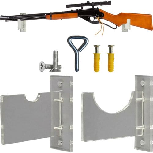 Acrylic Rest Mount for Rifles Gun Safe Organizer Storage Holder Display Solution