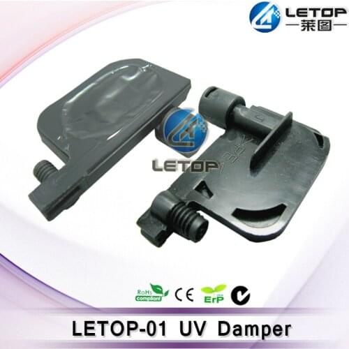 LETOP black dx4 roland ink solvent damper with small connector 3*2mm ink tube