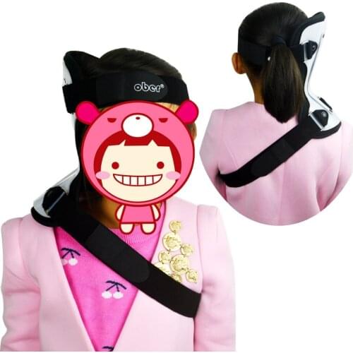 Child Neck Corrector Neck Brace Cross-Shoulder Belt Orthotics Shoulder Pain Relief Stop Size S/L For Children Grow Up Healthy