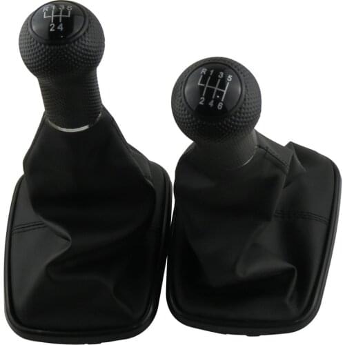 For Volkswagen VW Golf 4 IV MK4 GTI R32 Bora Jetta 5 Speed Black Frame Gear Shift Knob Lever Gaiter Boot 1999-2004