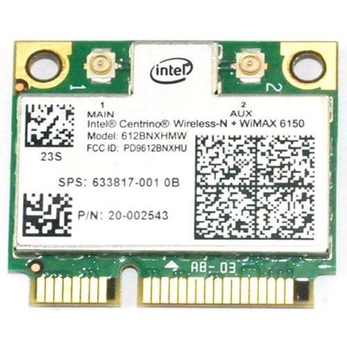 Wireless Adapter Card for HP 633817-001 Intel Advanced-N + WiMAX Link 6150 612BNXHMW 802.11b/g/n PCIe Half