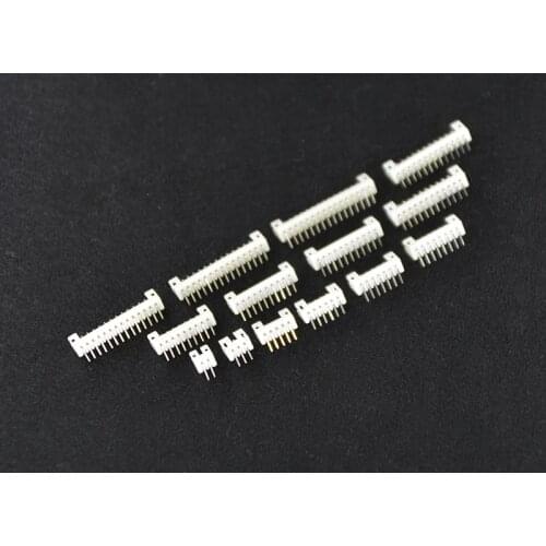 50pcs/LOT connector male right angle material PH2.0 2mm Connectors Leads pin Header PH-AW 2.0mm 2/3/4/5/6/7/8/9/10/11/12P