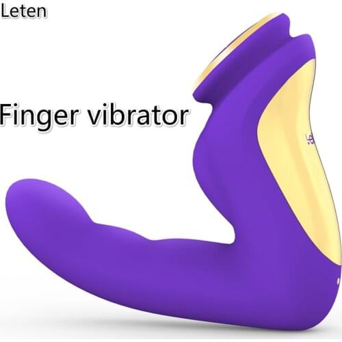 Leten finger Sex Toy Woman G Spot Vibrator Suction Vagina Clitoral Stimulator Sex Toys Vibrator for Women Pussy Masturbator toys
