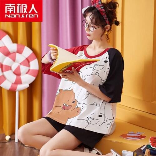 Женские хлопковые пижамы NanJiRen China At AliExpress