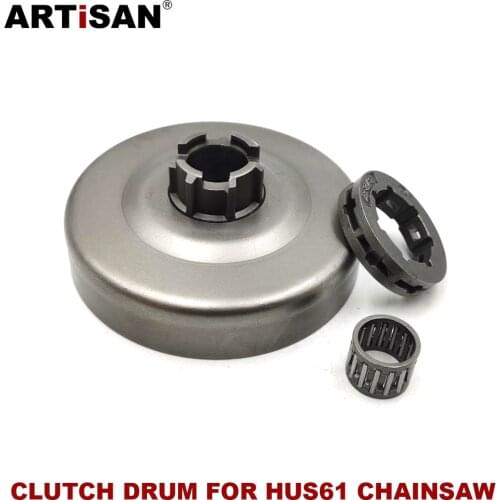 Wholesale 10Pcs 3/8 7T Rim Sprocket & Clutch Drum for Husq varna 268 61 272 Gasoline Chainsaw Parts