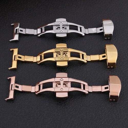 Onthelevel Original watch buckle Universal 316 stainless steel pin buckle Stainless steel leather strap buckle 12/14/16/18/20mm