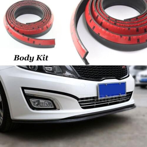 Front Spoiler Deflector Lip For Car View Tuning Body Kit For Subaru Impreza WRX STi XV Legacy Liberty B4 BRZ Justy Trezia