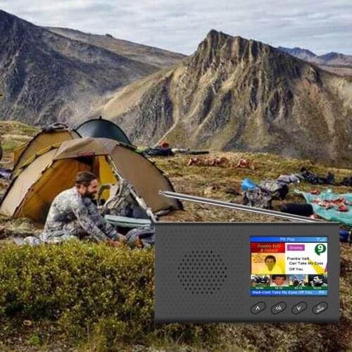 Portable DAB Receiver FM Radio Bluetooth 4.2 Music Player 3.5mm Stereo Output