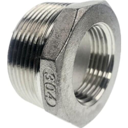 304 Stainless Steel Reducer BSP Male to BSP Female Reducing Bush
