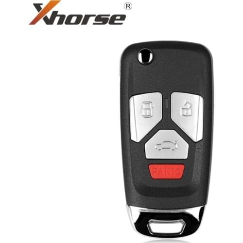 Xhorse XKAU02EN VVDI Flip Key Universal Remote Key Wired for AUDI Type 1Piece