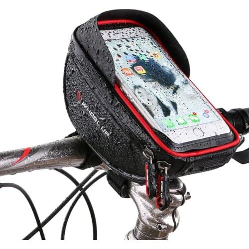 Bicycle Bag Strap 6-inch Touch Screen Mobile Phone Stand Waterproof Bicycle Front Frame Handle Bag Bicycle Bag Accessories