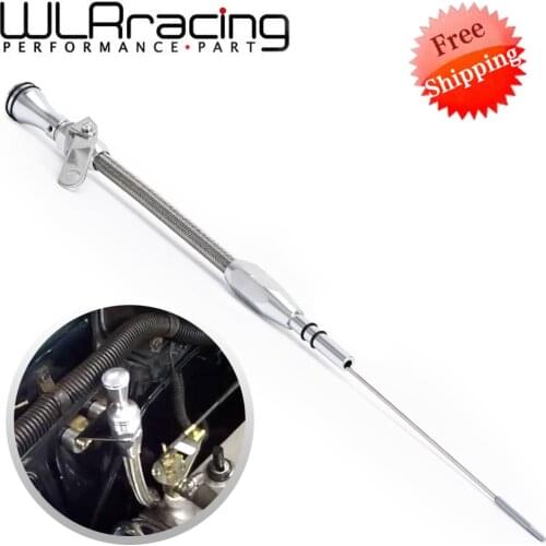 Stainless Steel Flexible Engine Oil Dipstick Braided SBF for Ford 260 289 302 Mustang Truck Small Block WLR-GJ004