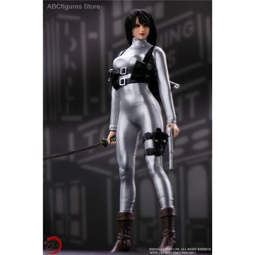 1/6 Scale Sliver Leotard Corsetry Clothes Sexy Tight Female crossover Bodysuit Leather For 12" Action Figure Body In Stock