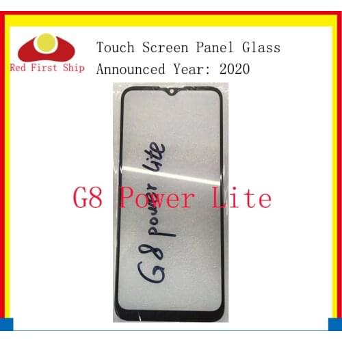 10Pcs/Lot LCD Front Touch Screen Glass Outer Lens For Motorola Moto G8 Power Lite XT2055-2 Touch Glass Wich OCA Hollow Glue