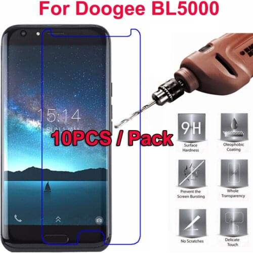 10PCS Tempered Glass for Doogee BL5000 Screen Protector 9H 2.5D Phone Protective Glass Film for Doogee BL5000 Case Capa Glass