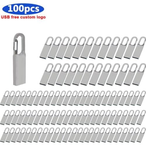 100pcs/lot USB 2.0 flash drive waterproof metal flash drive 128gb 64gb 32gb 16gb 8gb 4gb high speed usb flash for photography