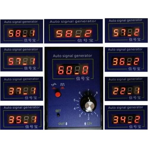 1X Portable Auto Vehicle Signal Generator Car Hall Sensor and Crankshaft Position Sensor Signal Simulator Meter 2Hz to 8KHz