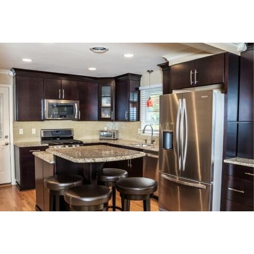 2017 traditional solid wood kitchen cabinet hot sales white armadio da cucina mutfak wooden kitchen furnitures S1606035