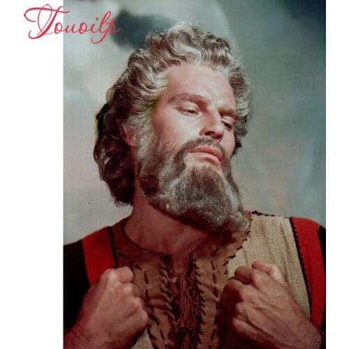 2019 new arrival Diamond painting Jewish Mose New arrival embroidery beads 5d full square round cross stitch kit handwork mosaic