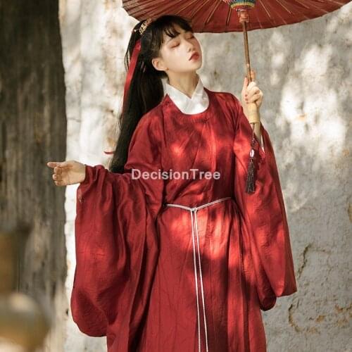 2021 chinese traditional women hanfu gowns retro ming suit japanese cosplay ancient oriental performance costume hanfu robe