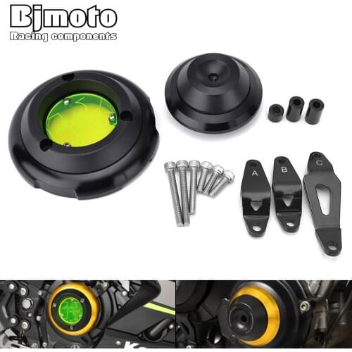 Ninja400 Motorcycle Accessories Aluminum Engine Plug Stator Cover For Kawasaki Ninja 400 2018 2019 2020 Engine Protective Cover