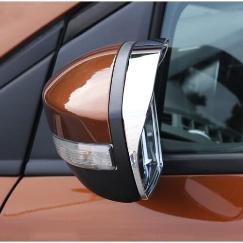 For Ford Kuga Escape 2013 2014 2015 2016 Car Rearview Mirror Rain Eyebrow Cover Stickers Decoration Accessories Car-styling