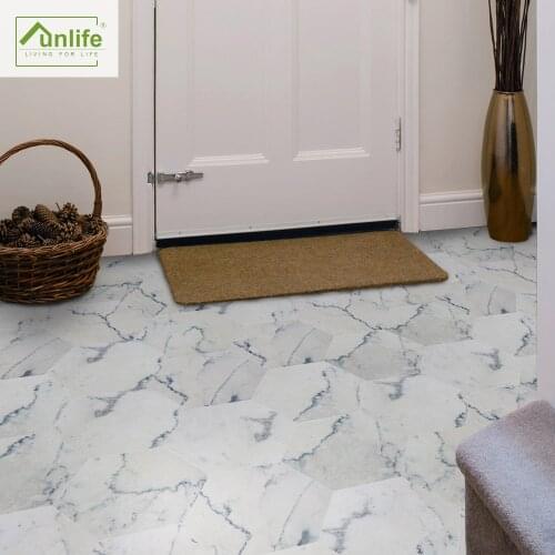 Funlife® Hexagon Anti-Slip Floor Stickers Kitchen Waterproof Peel & Stick Decorative Bathroom DIY Self-Adhesive Ground Sticker
