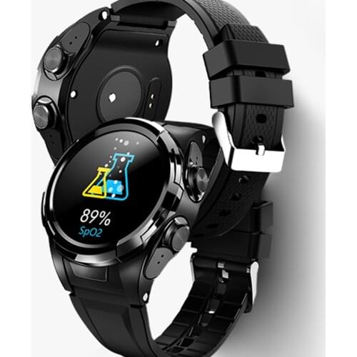 Best sell smart bracelet tws sports headphone headset heart rate blood pressure call listen music smart watch body temperature