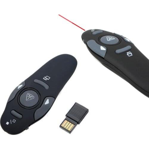 PPT controller Laser pen 2.4Ghz USB Wireless Presenter Laser Pointer PPT Remote Control for Powerpoint Presentation