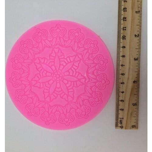 Beautiful Lace Flowers Silicone Moulds Fondant Candy Chocolate Cake Molds Cake Baking Tools