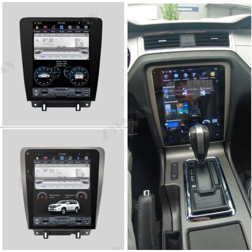 128G Tesla Screen Android 9 Multimedia Player For Ford Mustang 2010 2011 2012 2013 2014 GPS Radio Receiver Auto Stereo Head Unit