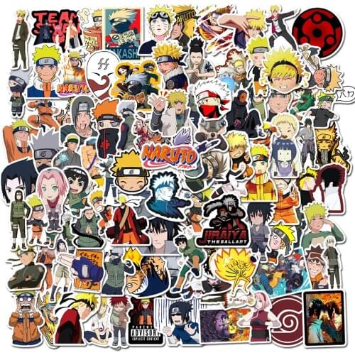 10/30/50PCS Japanese Anime Ninja Cartoon Graffiti Car Skateboard Luggage Laptop Phone Sticker Waterproof Boy Toy Wholesale
