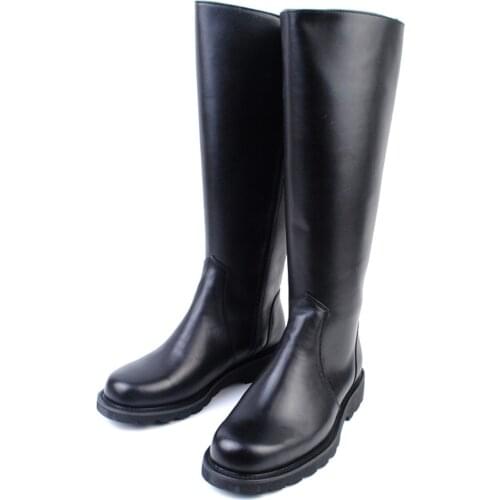 WWII GERMAN OFFICER LEATHER BOOTS SHOES RIDING BOOTS