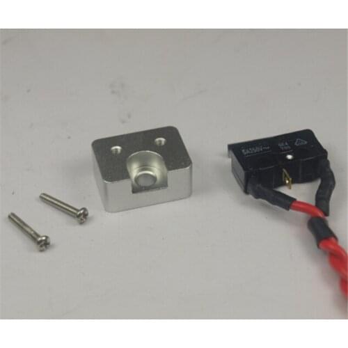 Reprap Delta Rostock kossel k800 metal end stop mount plate +endstop kit for DIY 3D printer aluminum alloy ends