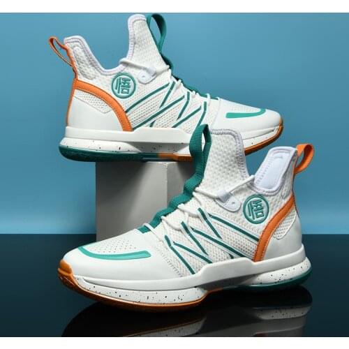 Mesh Basketball Shoes Breathable 2021 New Sports Boots Student Outfield Concrete Combat Flying Woven Mens Socks Shoes